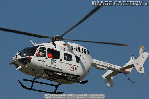 2007-09-16 Ravenna - Fly Fest 0617 Eurocopter BK117 - Elisoccorso 118